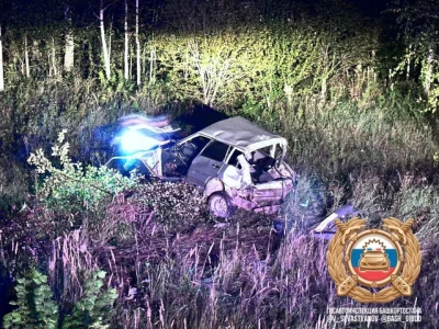 В Башкирии в ночной аварии погибли двое