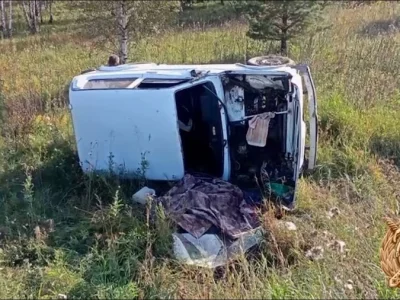 В Башкирии в снятом с учета автомобиле перевернулся и погиб мужчина